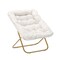 Emma and Oliver Aisling Oversized Folding Saucer Chair for Dorm, Bedroom
